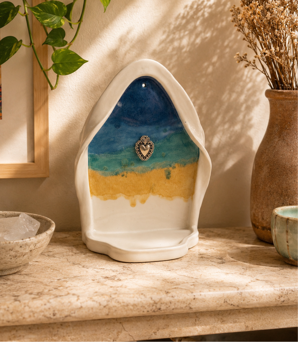 Melted Colors Candle Holder