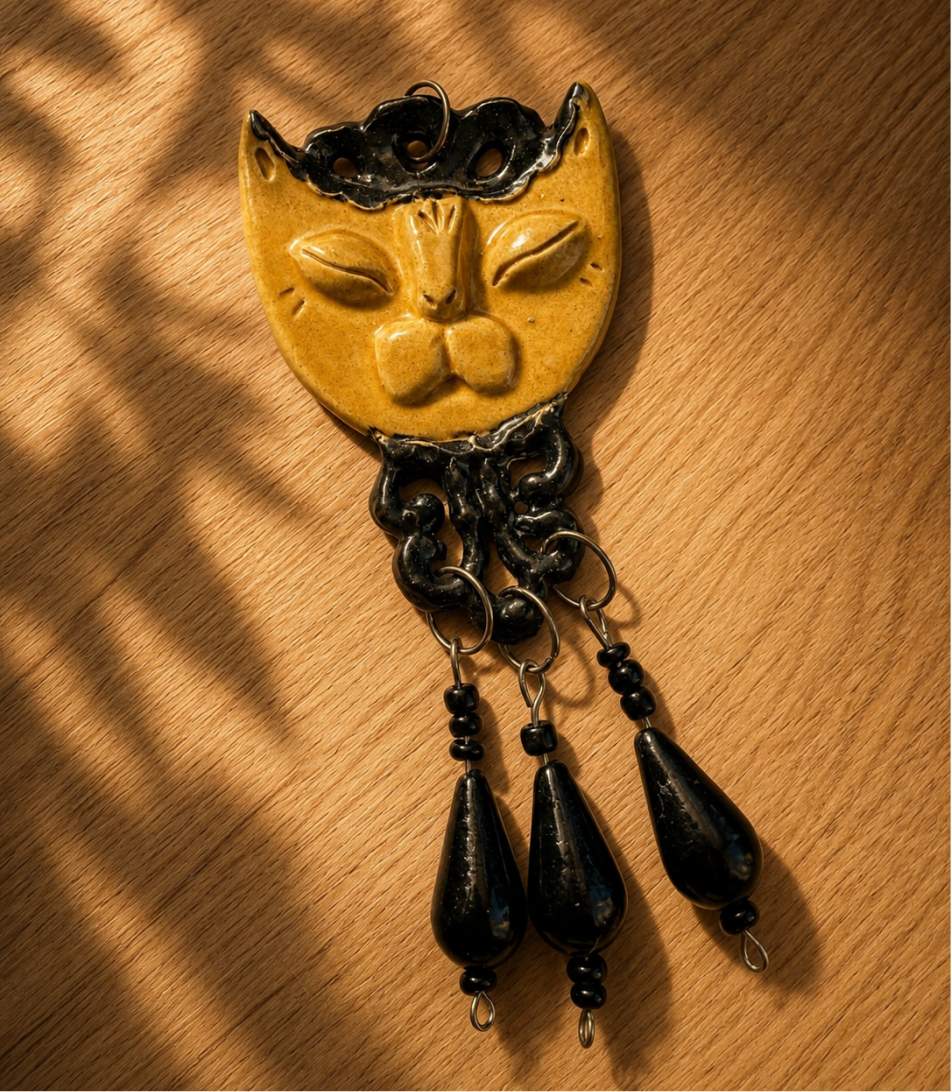 cat pendant gothic