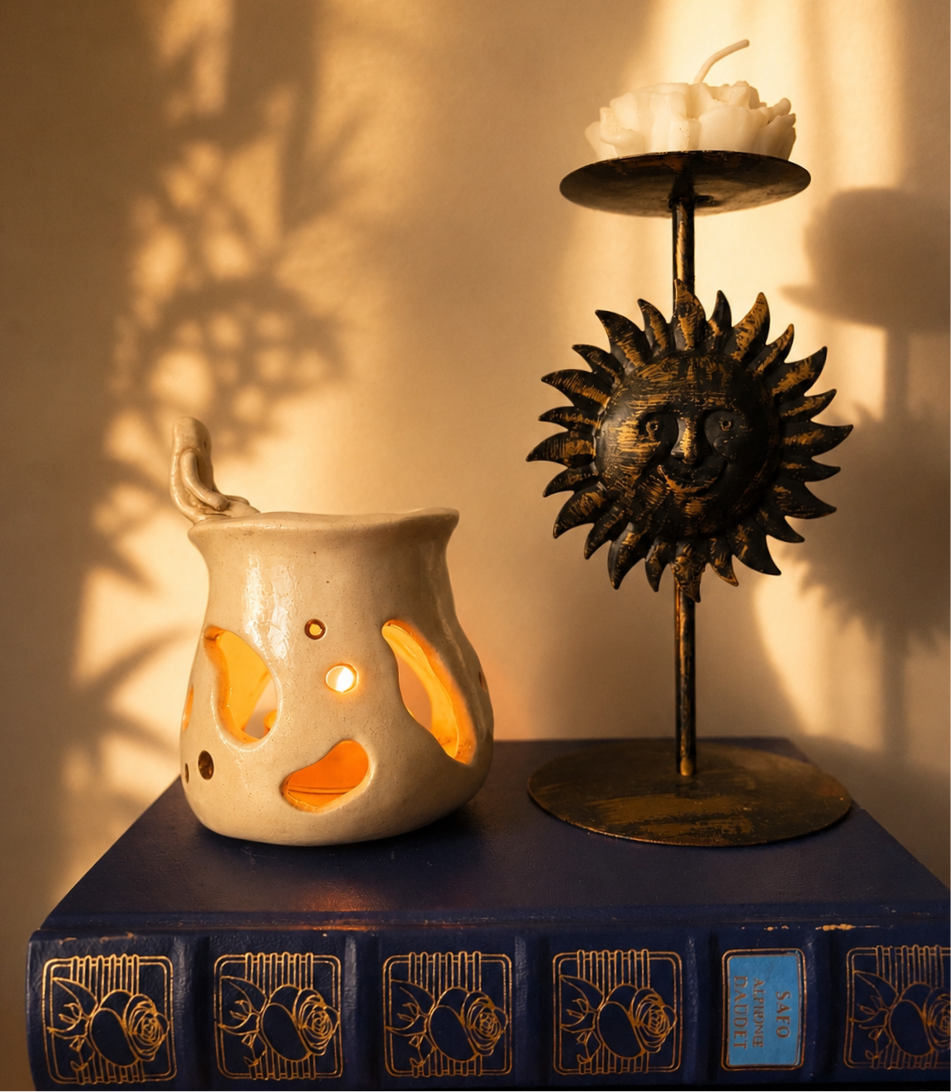 Melt wax essence Candle fire